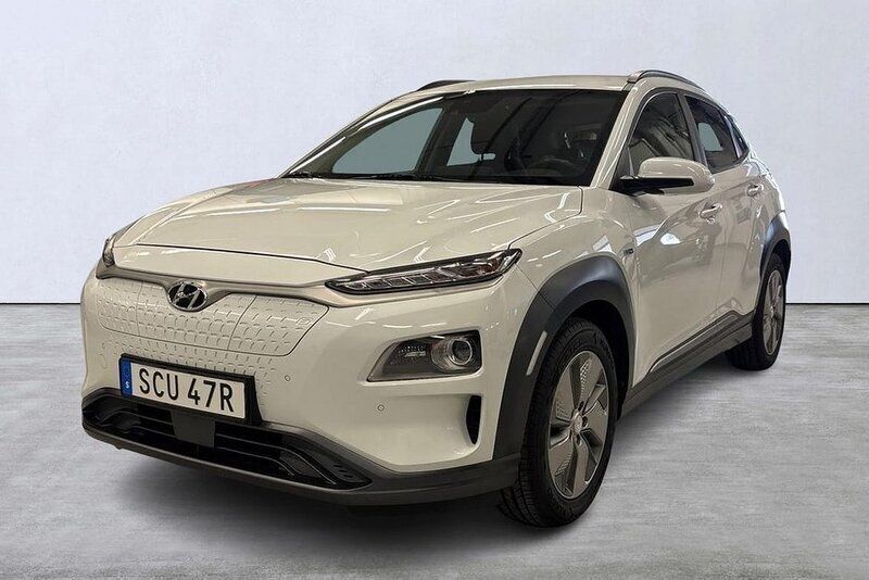 Vit Begagnad 2019 Hyundai Kona Premium SUV | 219 900 kr (Marknadspris) - Bild 1/4
