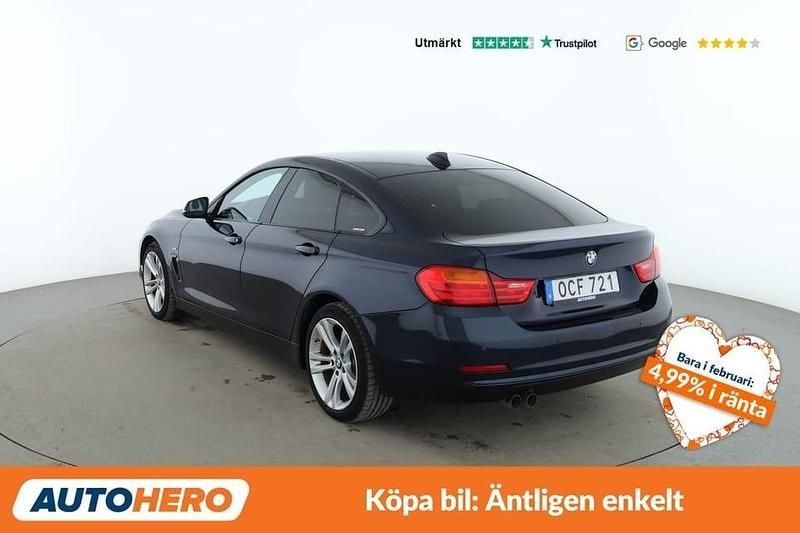 Begagnad BMW 420 Gran Coupé Sport Line 192 HK (141 kW) 2016 Blå Sportkupé