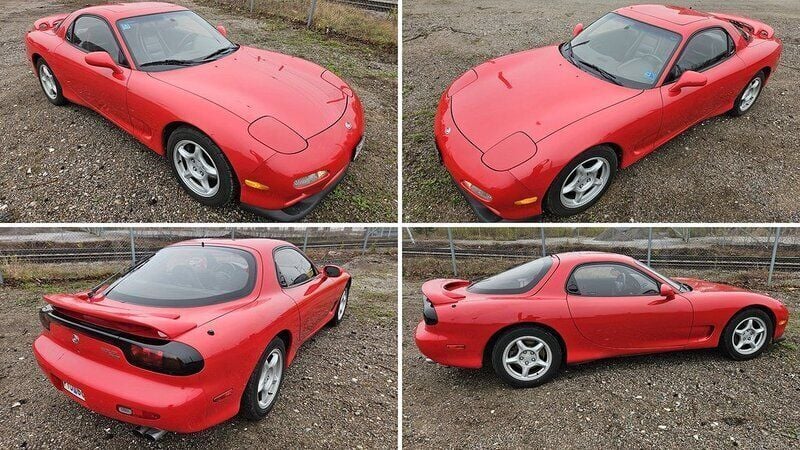 Röd Begagnad 1993 Mazda RX7 Halvkombi | 649 000 kr - Bild 1/4