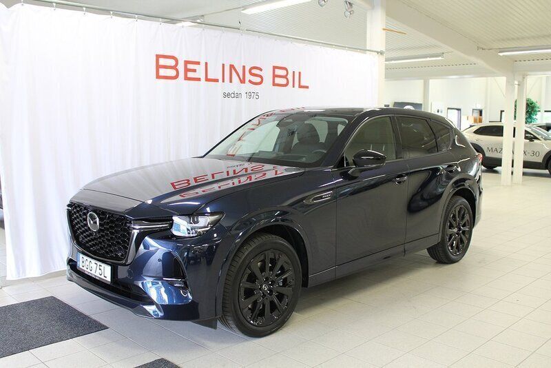 Blå Ny 2024 Mazda CX-60 Homura-Line SUV | 559 500 kr (Superpris) - Bild 1/4
