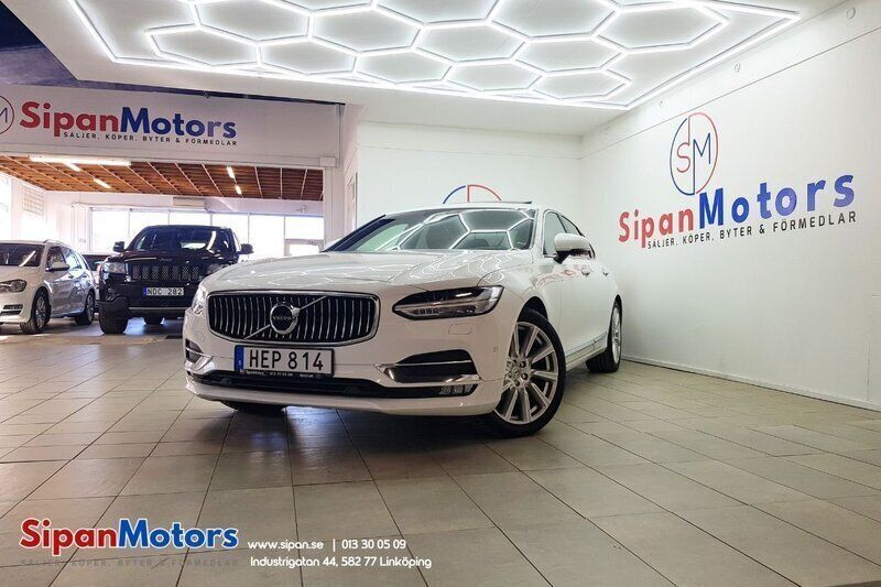 Vit Begagnad 2017 Volvo S90 Inscription Sedan | 294 900 kr (Marknadspris) - Bild 1/4