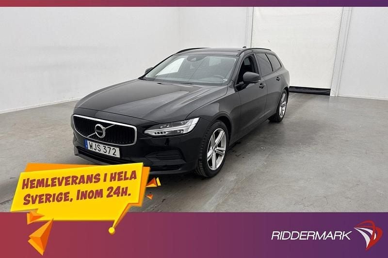 Svart Begagnad 2018 Volvo V90 Kinetic Kombi | 209 800 kr (Marknadspris) - Bild 1/3
