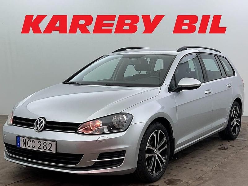 Silver Begagnad 2015 VW Golf VII Kombi | 108 900 kr (Marknadspris) - Bild 1/3