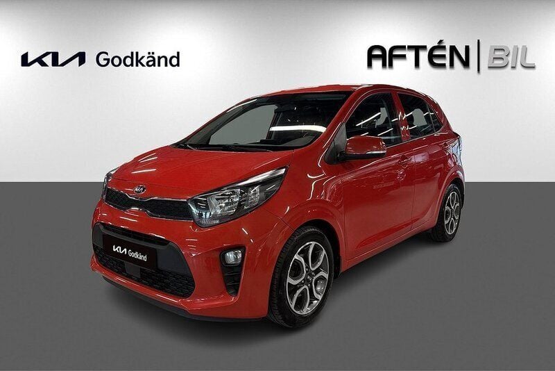 Röd Begagnad 2019 Kia Picanto Advance Halvkombi | 129 800 kr - Bild 1/3