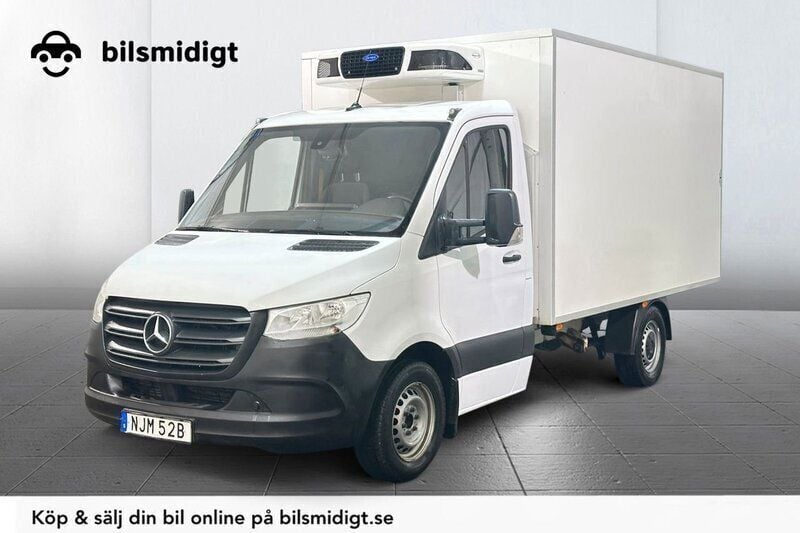 Vit Begagnad 2020 Mercedes Sprinter Van | 279 800 kr (Bra pris) - Bild 1/3