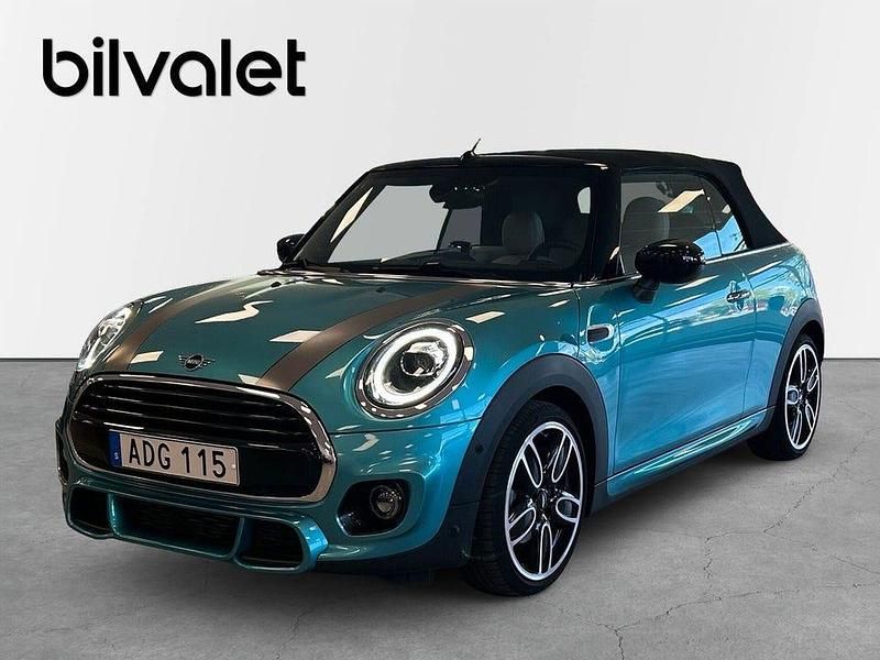Blå Begagnad 2021 Mini Cooper Cabriolet Cab | 299 900 kr (Dyr) - Bild 1/4