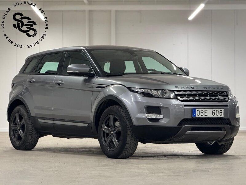 Grå Begagnad 2013 Land Rover Range Rover evoque Pure SUV | 134 900 kr (Marknadspris) - Bild 1/4