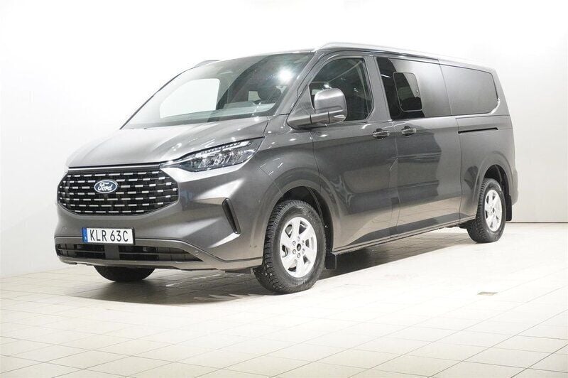 Grå Ny 2024 Ford Transit Custom Titanium X Minibuss | 927 450 kr - Bild 1/4