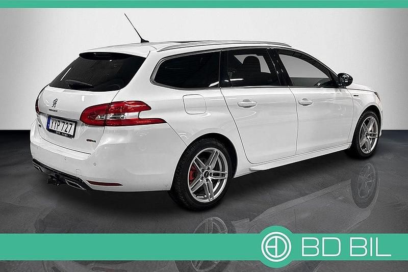 Begagnad Peugeot 308 SW GT-line 131 HK (96 kW) 2017 Vitmetallic Kombi