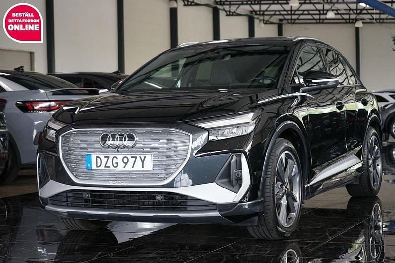Svart Begagnad 2022 Audi Q4 e-tron Comfort SUV | 389 500 kr - Bild 1/4