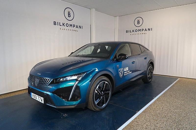 Blå Begagnad 2025 Peugeot 408 GT GT Kombi | 389 800 kr (Dyr) - Bild 1/4