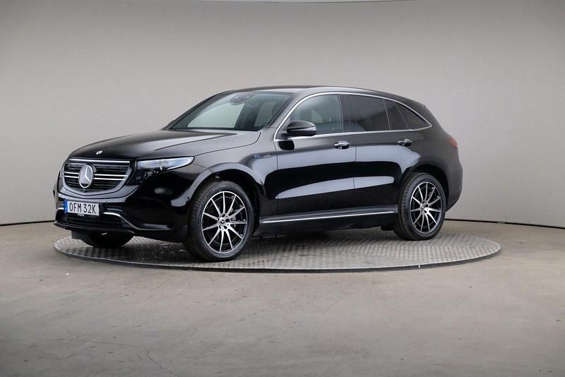 Svart Begagnad 2022 Mercedes EQC400 AMG line SUV | 429 000 kr (Lite dyr) - Bild 1/4