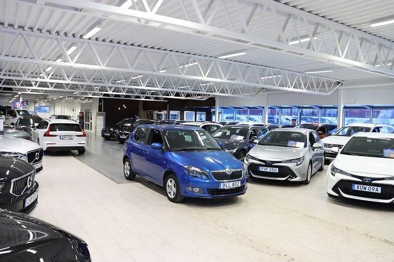 Begagnad Skoda Fabia Ambiente 86 HK (63 kW) 2015 Blå