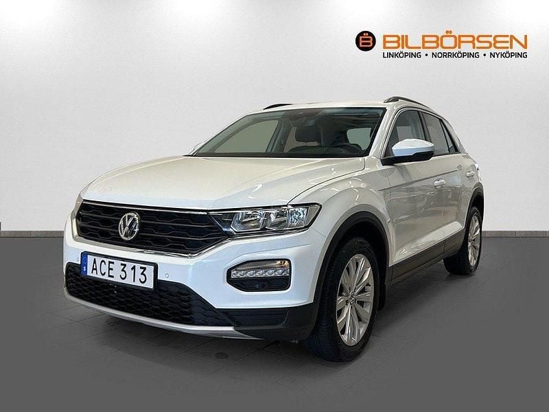 Vit Begagnad 2020 VW T-Roc SUV | 199 900 kr (Marknadspris) - Bild 1/4