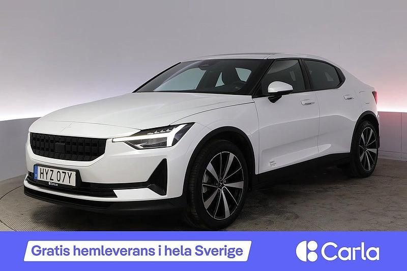 Vit Begagnad 2021 Polestar 2 Plus Halvkombi | 310 990 kr (Marknadspris) - Bild 1/4