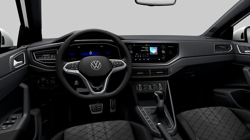 Vit (pure white) Begagnad 2022 VW Taigo R-line SUV | 224 900 kr (Marknadspris) - Bild 1/3