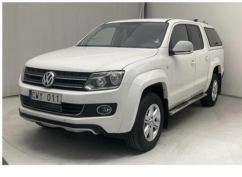 Vit Begagnad 2013 VW Amarok Highline Pickup | 139 000 kr (Superpris) - Bild 1/1