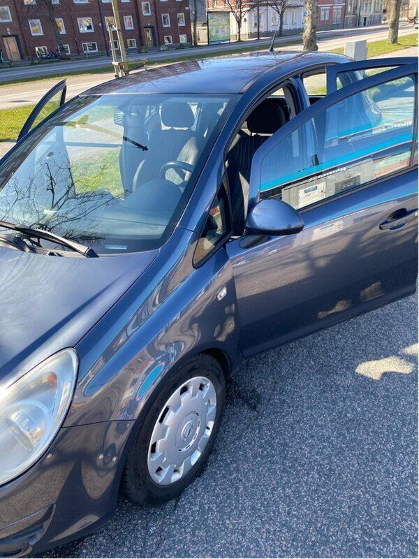 Blå Begagnad 2008 Opel Corsa Eco Halvkombi | 26 900 kr - Bild 1/4