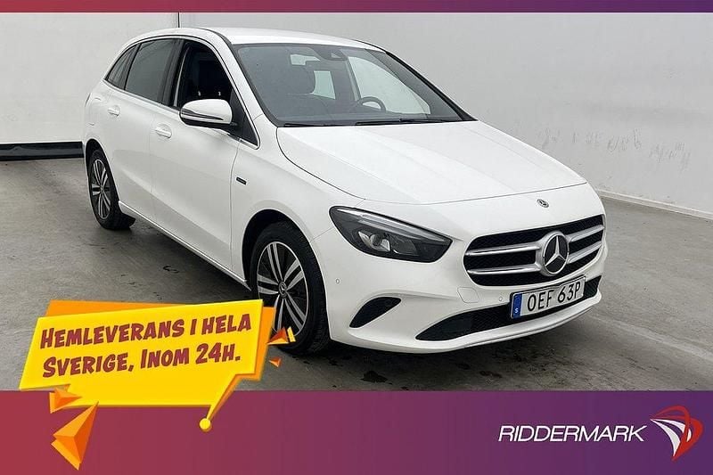 Vit Begagnad 2020 Mercedes B250e Minibuss | 254 900 kr - Bild 1/3
