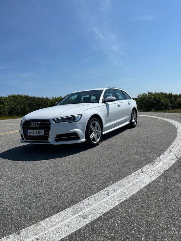 Vit Begagnad 2017 Audi A6 Ambition Kombi | 199 000 kr (Bra pris) - Bild 1/4