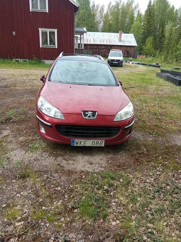 Röd Begagnad 2005 Peugeot 407 Kombi | 5 000 kr (Marknadspris) - Bild 1/4