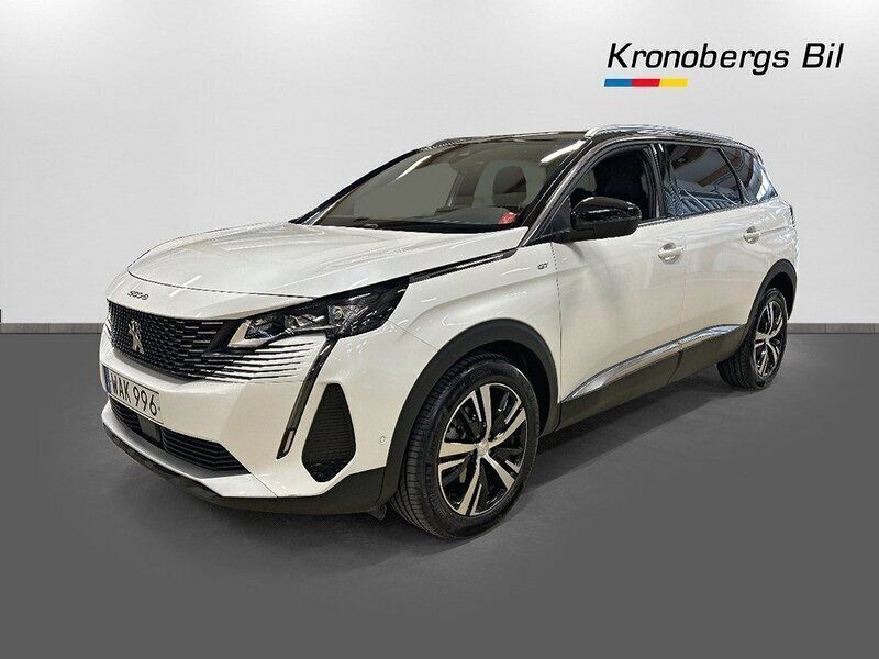 Vit necre Begagnad 2023 Peugeot 5008 GTi Minibuss | 359 600 kr (Dyr) - Bild 1/4