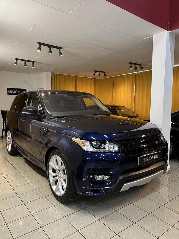 Blå Begagnad 2016 Land Rover Range Rover Sport SUV | 349 000 kr (Dyr) - Bild 1/4
