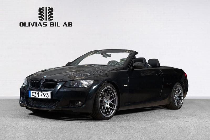 Svart Begagnad 2007 BMW 330 M Sport Cab | 149 400 kr - Bild 1/4
