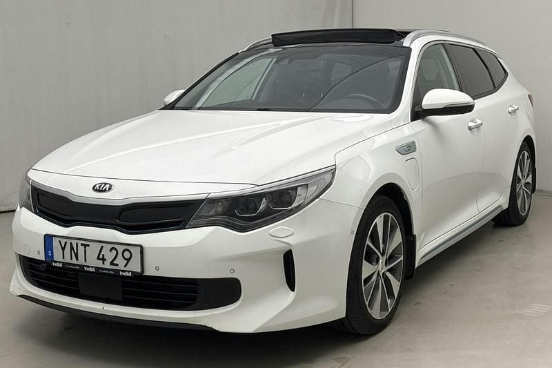 Vit Begagnad 2018 Kia Optima 2 Kombi | 150 000 kr - Bild 1/4