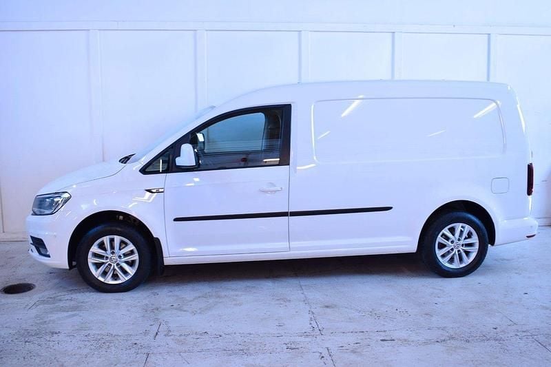 Vit Begagnad 2020 VW Caddy Maxi Minibuss | 189 900 kr (Bra pris) - Bild 1/4