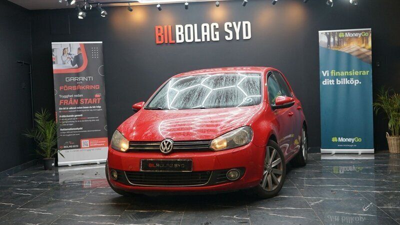 Röd Begagnad 2008 VW Golf VI GT Halvkombi | 79 500 kr (Dyr) - Bild 1/4