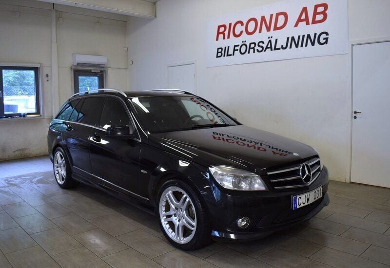 Svart Begagnad 2009 Mercedes C350 Avantgarde Kombi | 89 900 kr - Bild 1/4