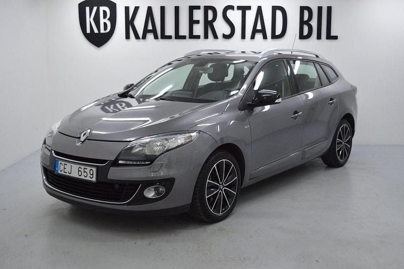 Grå Begagnad 2012 Renault Mégane GrandTour Bose Edition Kombi | 69 900 kr (Lite dyr) - Bild 1/4