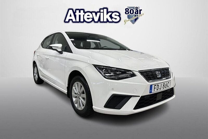 Vit Begagnad 2019 Seat Ibiza Style Halvkombi | 99 900 kr (Marknadspris) - Bild 1/4