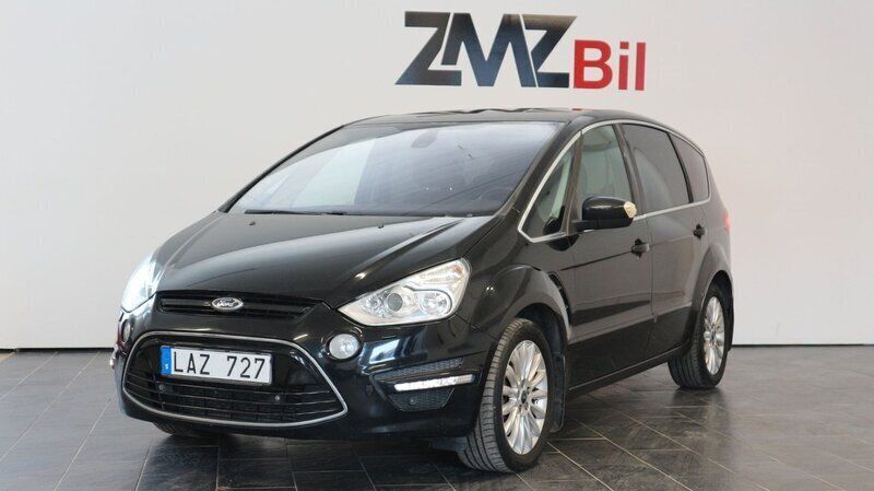 Svart Begagnad 2010 Ford S-MAX Business Edition Minibuss | 84 900 kr (Marknadspris) - Bild 1/4
