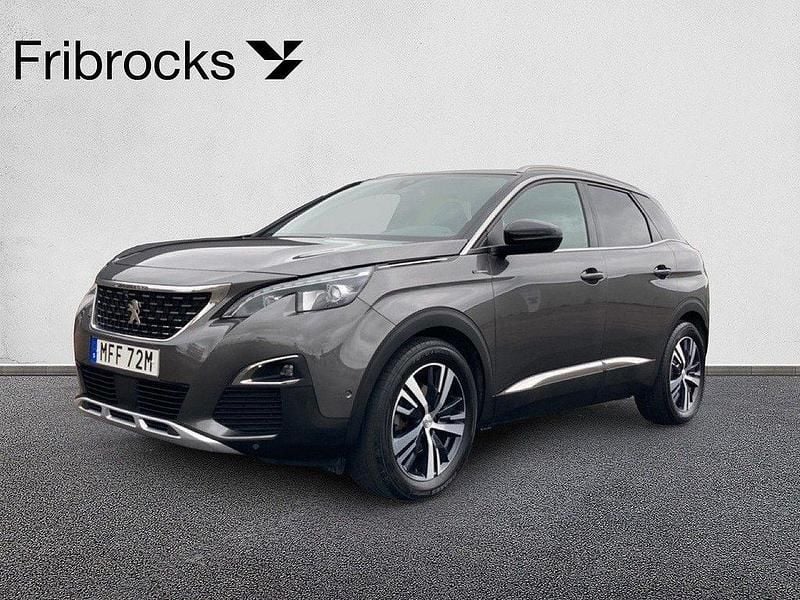 Grå Begagnad 2019 Peugeot 3008 GT-line SUV | 179 900 kr (Bra pris) - Bild 1/4