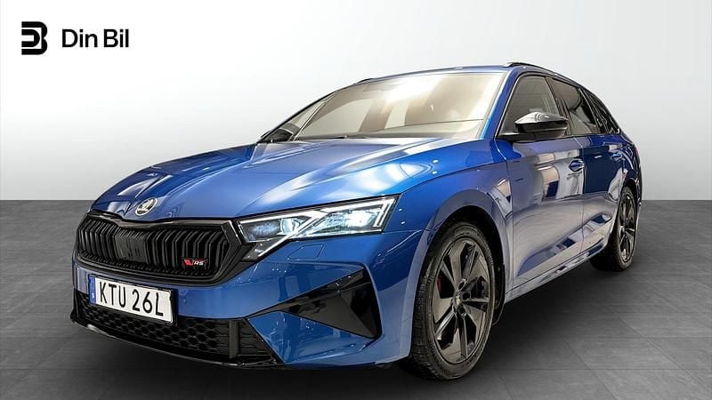 Begagnad Skoda Octavia RS 265 HK (194 kW) 2025 Blå Kombi