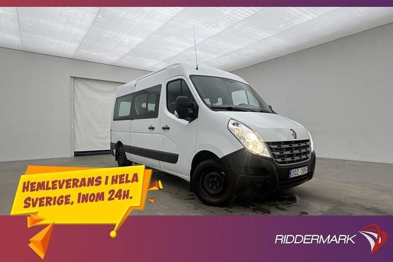 Vit Begagnad 2013 Renault Master Kombi | 139 800 kr - Bild 1/3
