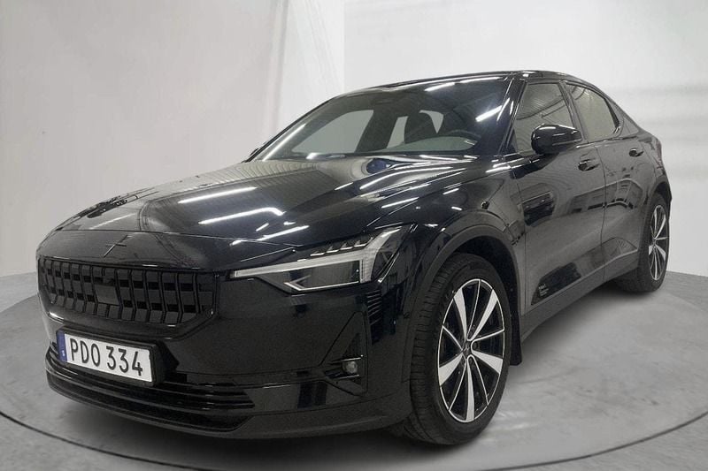 Svart Begagnad 2022 Polestar 2 Plus Sedan | 290 000 kr (Superpris) - Bild 1/4