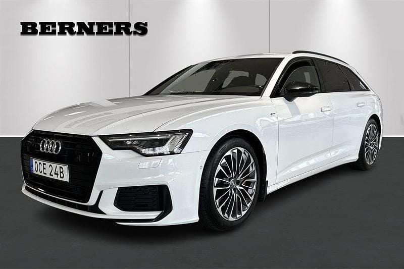 Vit Begagnad 2021 Audi A6 S-Line Kombi | 399 900 kr (Bra pris) - Bild 1/4