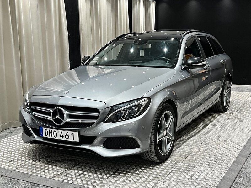 Silver Begagnad 2014 Mercedes C220 Kombi | 179 900 kr (Lite dyr) - Bild 1/4