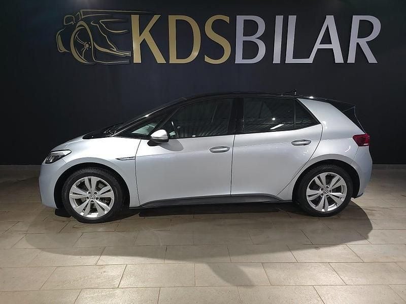 Begagnad VW ID.3 Pro Performance 150 kW (204 HK) 2020 Silver Halvkombi