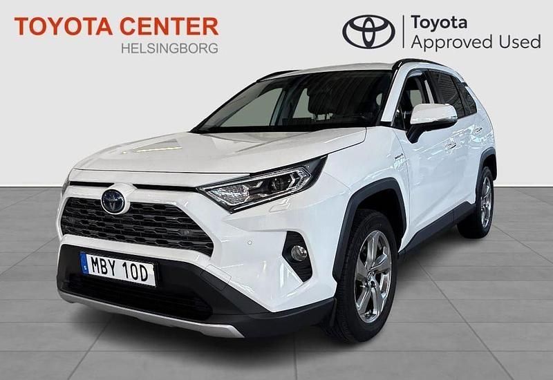 Vit Begagnad 2019 Toyota RAV4 Hybrid Executive SUV | 339 500 kr (Lite dyr) - Bild 1/4