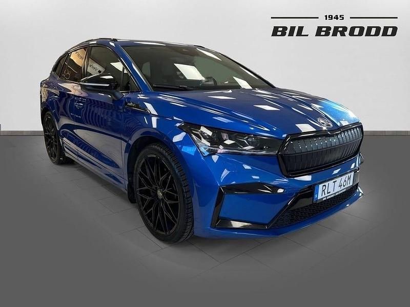 Begagnad Skoda Enyaq iV SportLine 197 kW (268 HK) 2022 Blå SUV