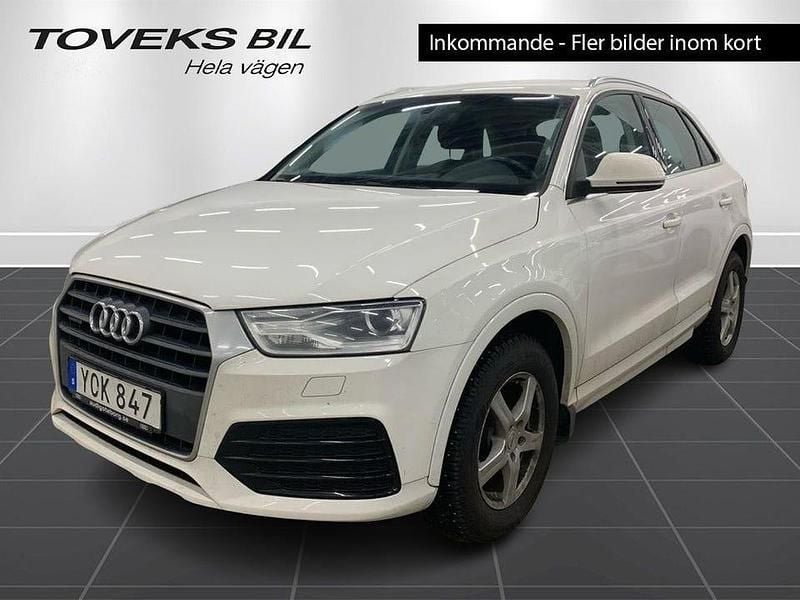 Vit Begagnad 2018 Audi Q3 SUV | 189 900 kr (Marknadspris) - Bild 1/4