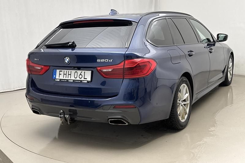 Begagnad BMW 520 M Sport 190 HK (139 kW) 2020 Blå Kombi