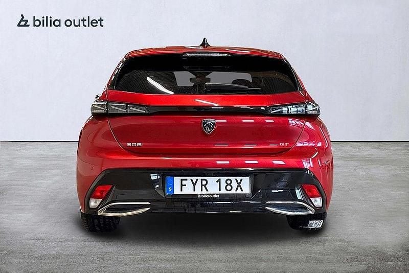 Begagnad Peugeot 308 131 HK (96 kW) 2023 Röd Halvkombi