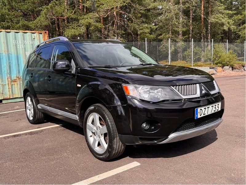 Svart Begagnad 2008 Mitsubishi Outlander SUV | 34 900 kr (Superpris) - Bild 1/4