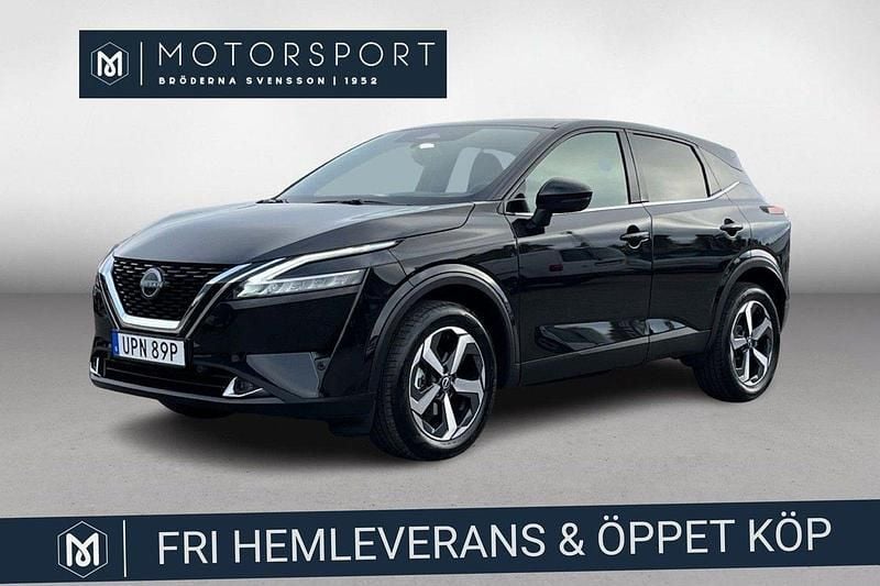 Svart Begagnad 2023 Nissan Qashqai Tekna SUV | 309 900 kr (Bra pris) - Bild 1/3