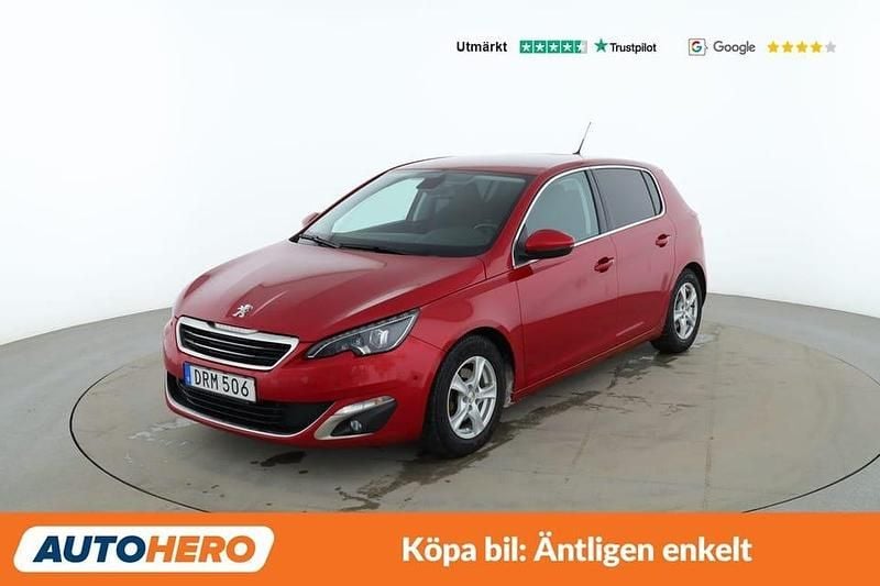 Röd Begagnad 2016 Peugeot 308 Allure Sedan | 113 000 kr (Marknadspris) - Bild 1/4